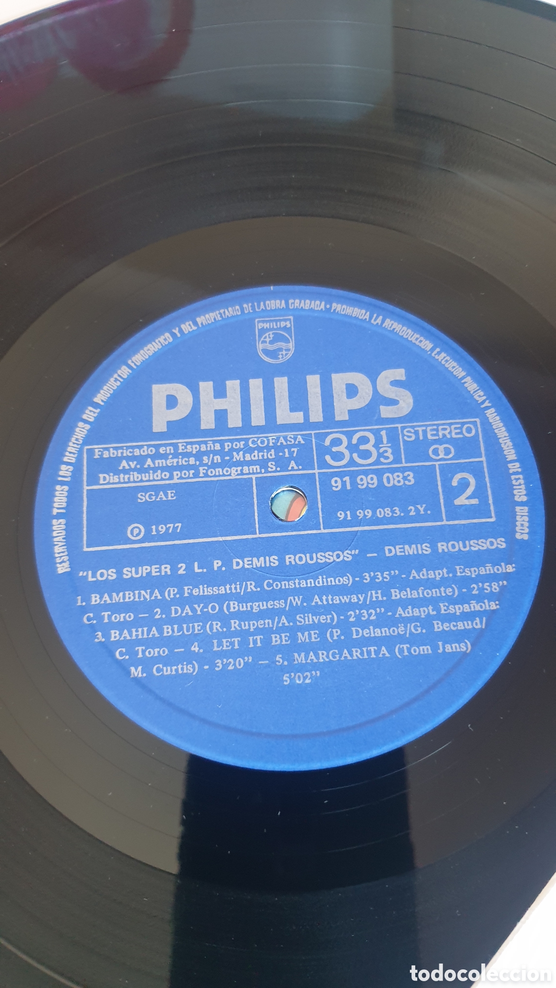 Discos de vinilo: Demis Roussos- Los super 2LP - Foto 3