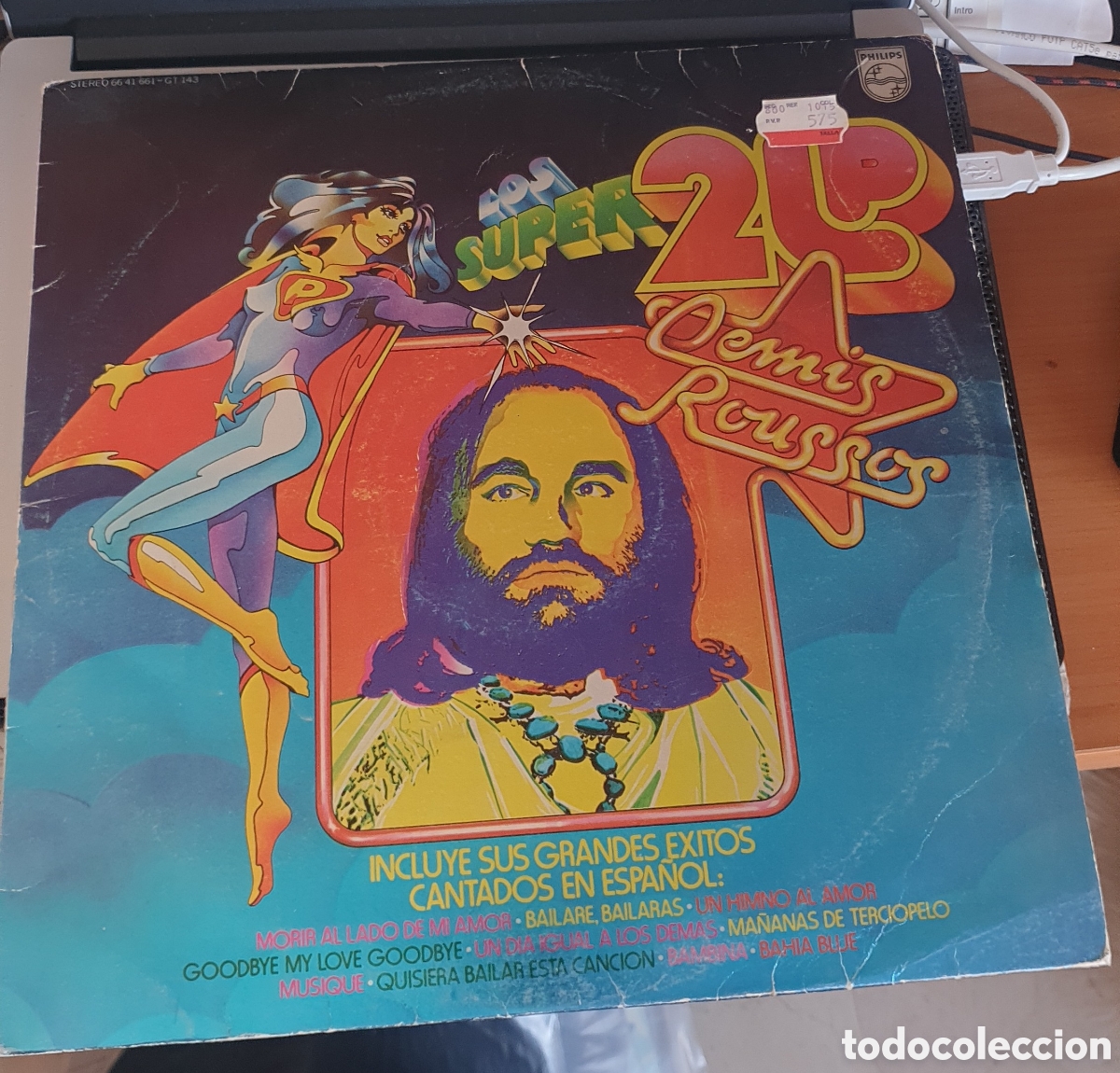 Discos de vinilo: Demis Roussos- Los super 2LP - Foto 1