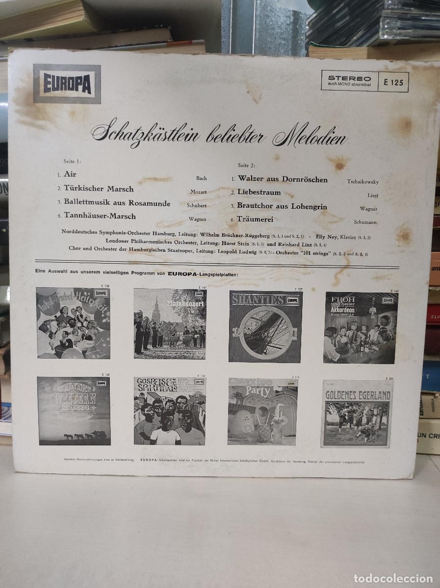 Discos de vinilo: Schatzk&auml;stlein Beliebter Melodien - Foto 2