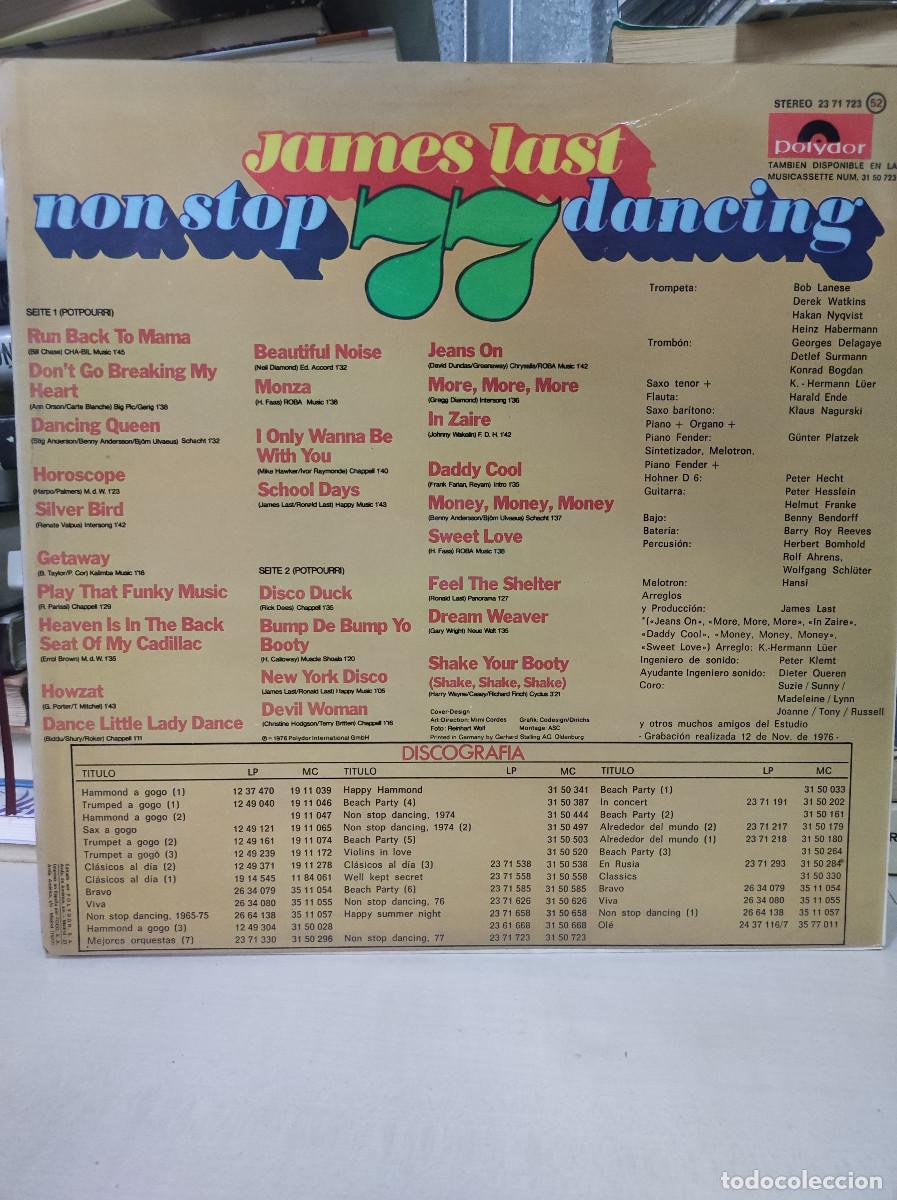 Discos de vinilo: James Last &ndash; Non Stop Dancing 77 - Foto 2