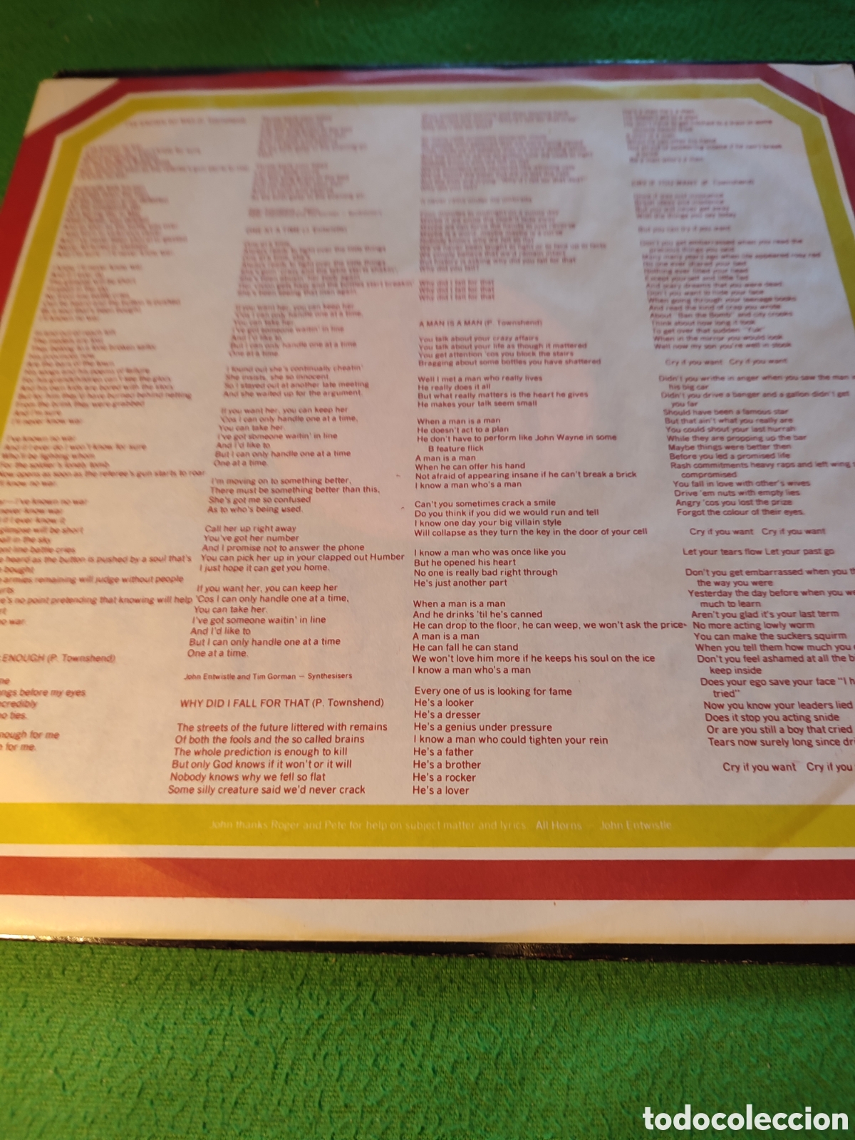 Discos de vinilo: The Who - Its hard Vinilo Lp - Foto 3