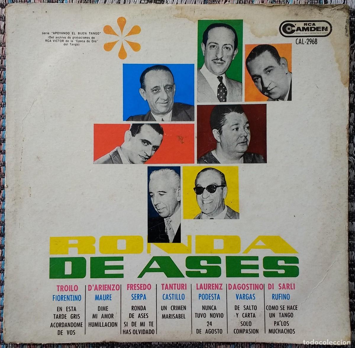 Disques de vinyle: Ronda De Ases LP Disco Vinilo Argentina Tango Troilo D'Arienzo Fresedo Tanturi Di Sarli Laurenz