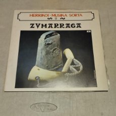 Discos de vinilo: HERRIKOI MUSICA SORTA 9 LP ZUMARRAGA INSERT LETRAS