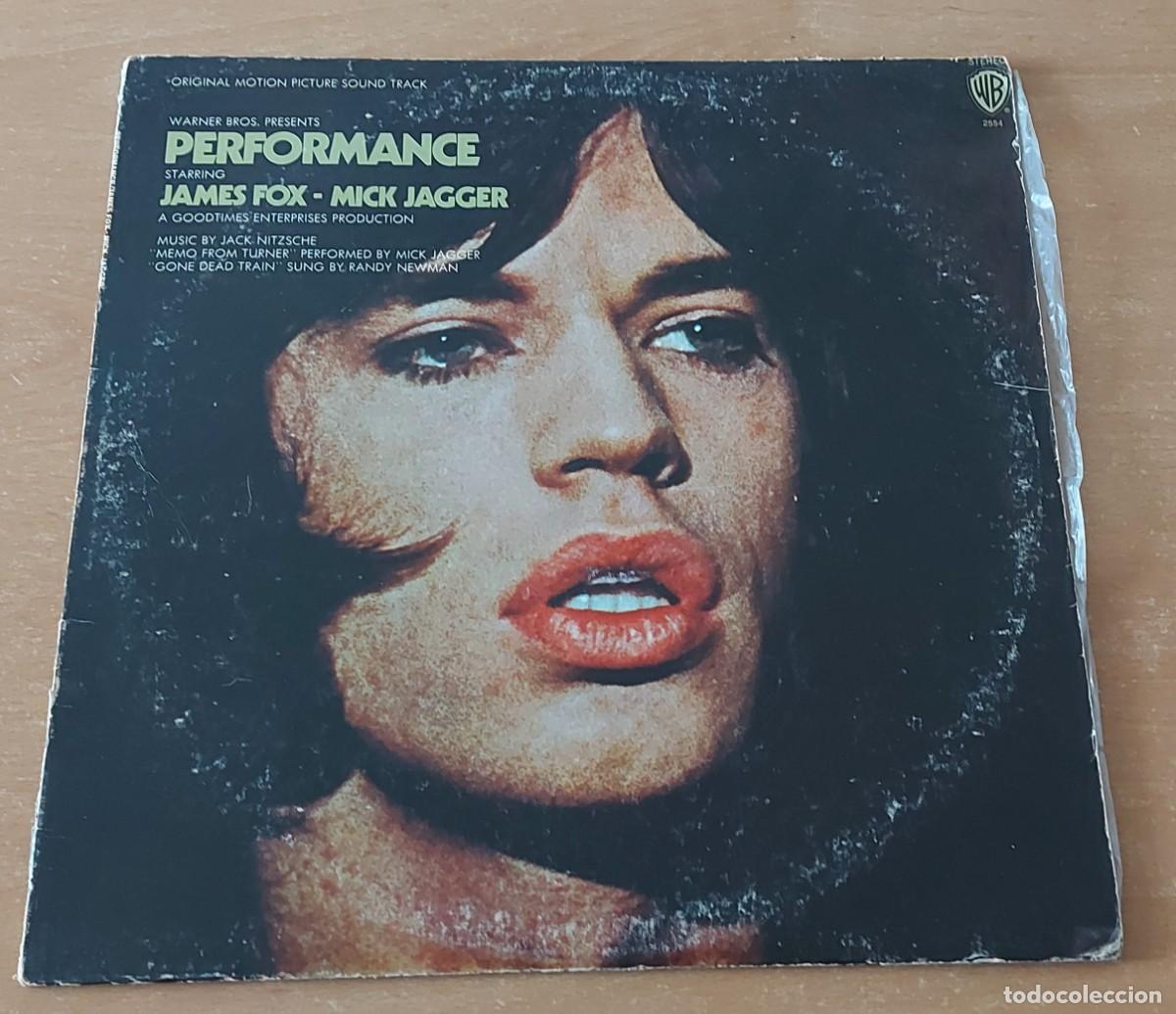 Discos de vinilo: LP PERFORMANCE JAMES FOX MICK JAGGER WARNER USA - Foto 1