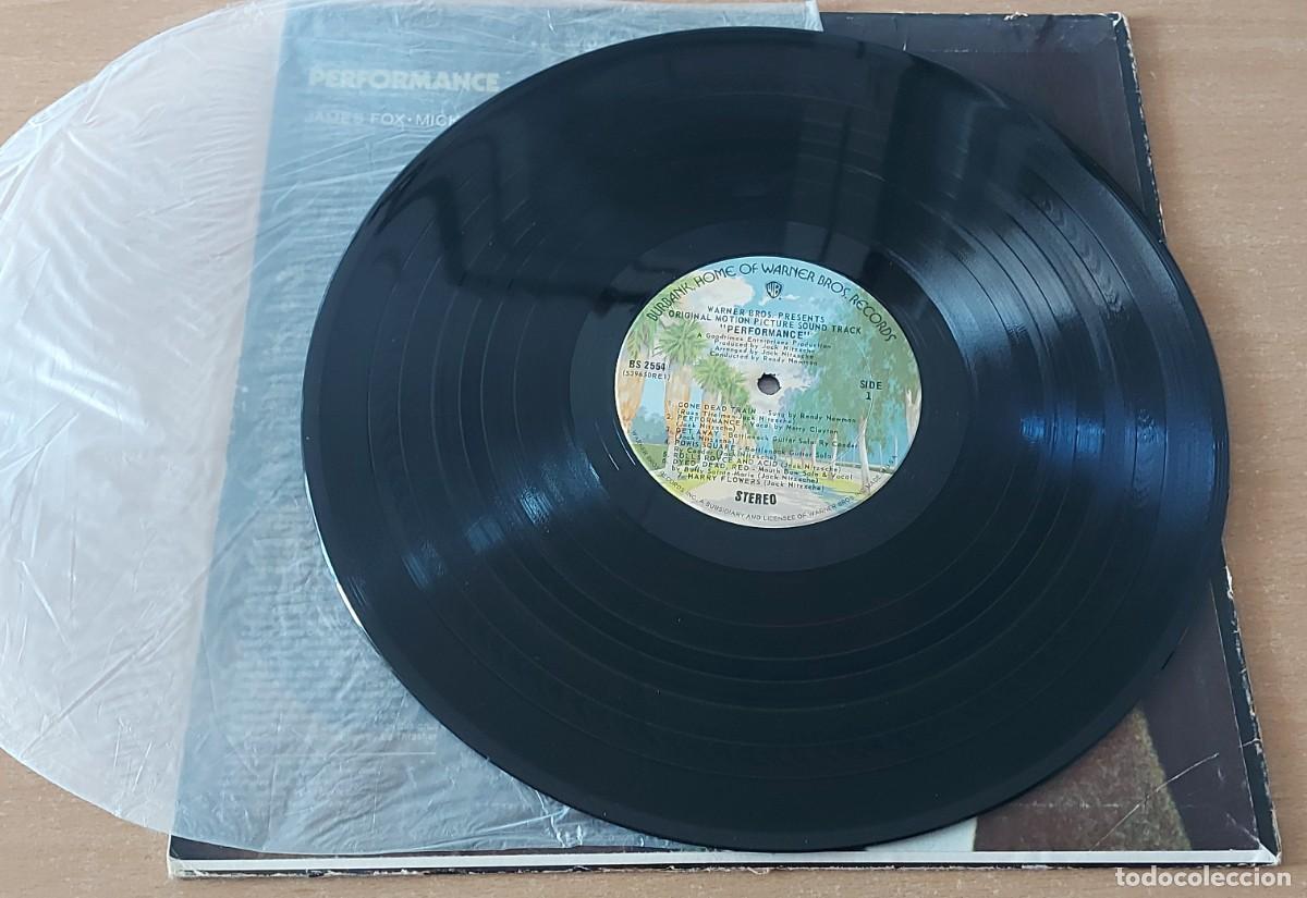 Discos de vinilo: LP PERFORMANCE JAMES FOX MICK JAGGER WARNER USA - Foto 3