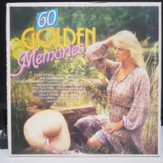 Discos de vinilo: D1 - 60 GOLDEN MEMORIES ”ARTISTAS Y VERSIONES ORIGINALES” - TRIPLE ÁLBUM LP AÑO 1983