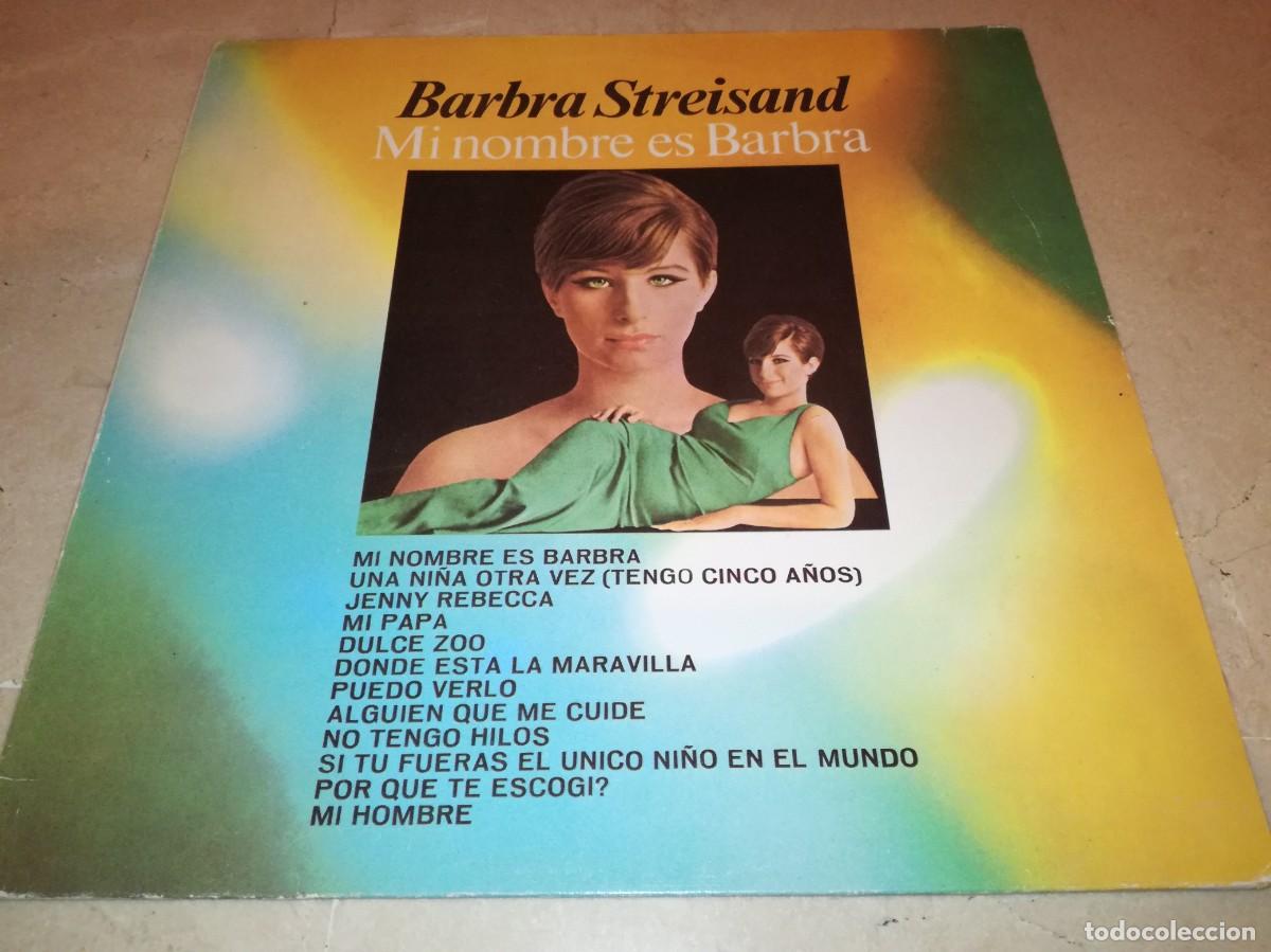 Discos de vinilo: BARBRA STREISAND-MI NOMBRE ES BARBRA-EDICI&Oacute;N ESPA&Ntilde;OLA-VINILO EN EXCELENTE ESTADO