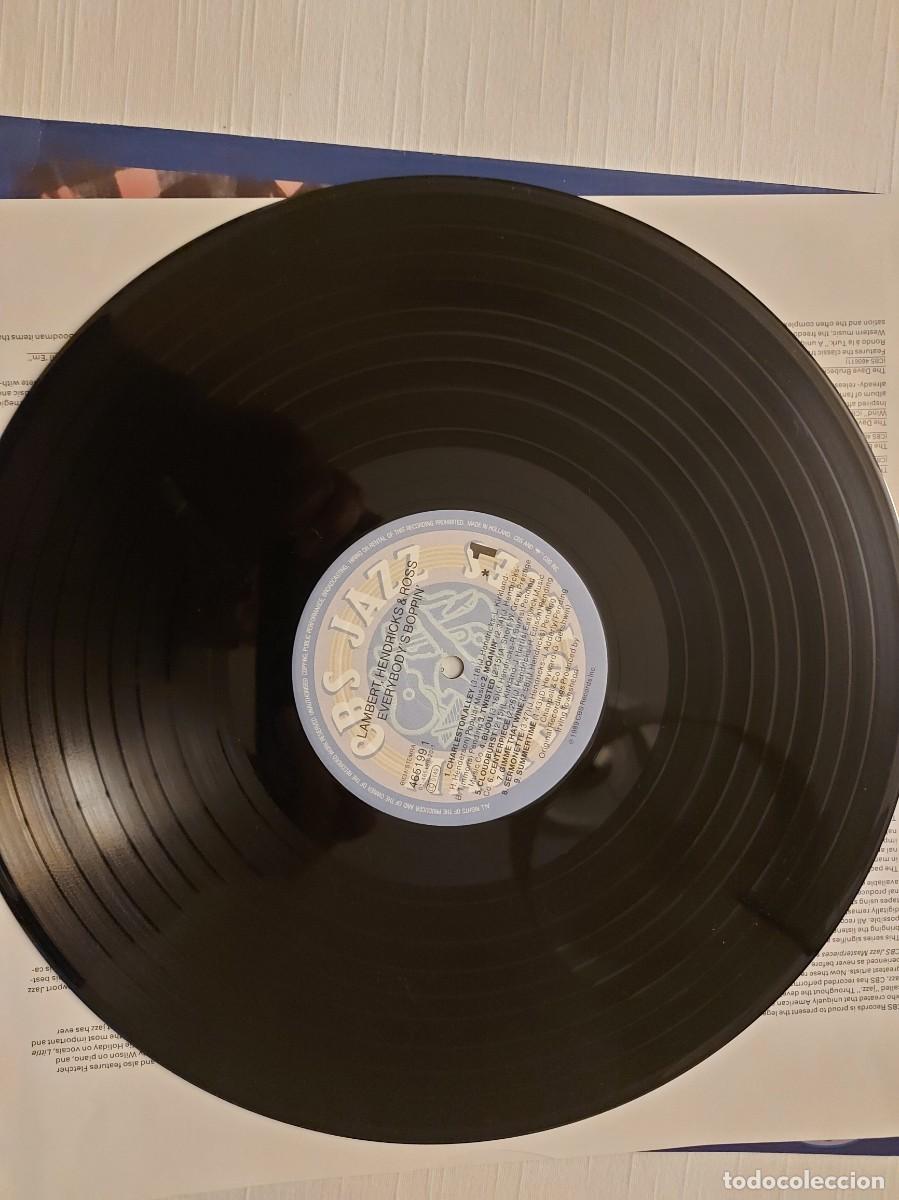 Discos de vinilo: LP Lambert, Hendricks, Ross. Everybodys Boppin - Foto 3