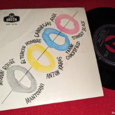 Discos de vinilo: MANTOVANI + ANTON KARAS + FRANK CHACKSFIELD + STANLEY BLACK EP 7'' 1961 DECCA SPAIN