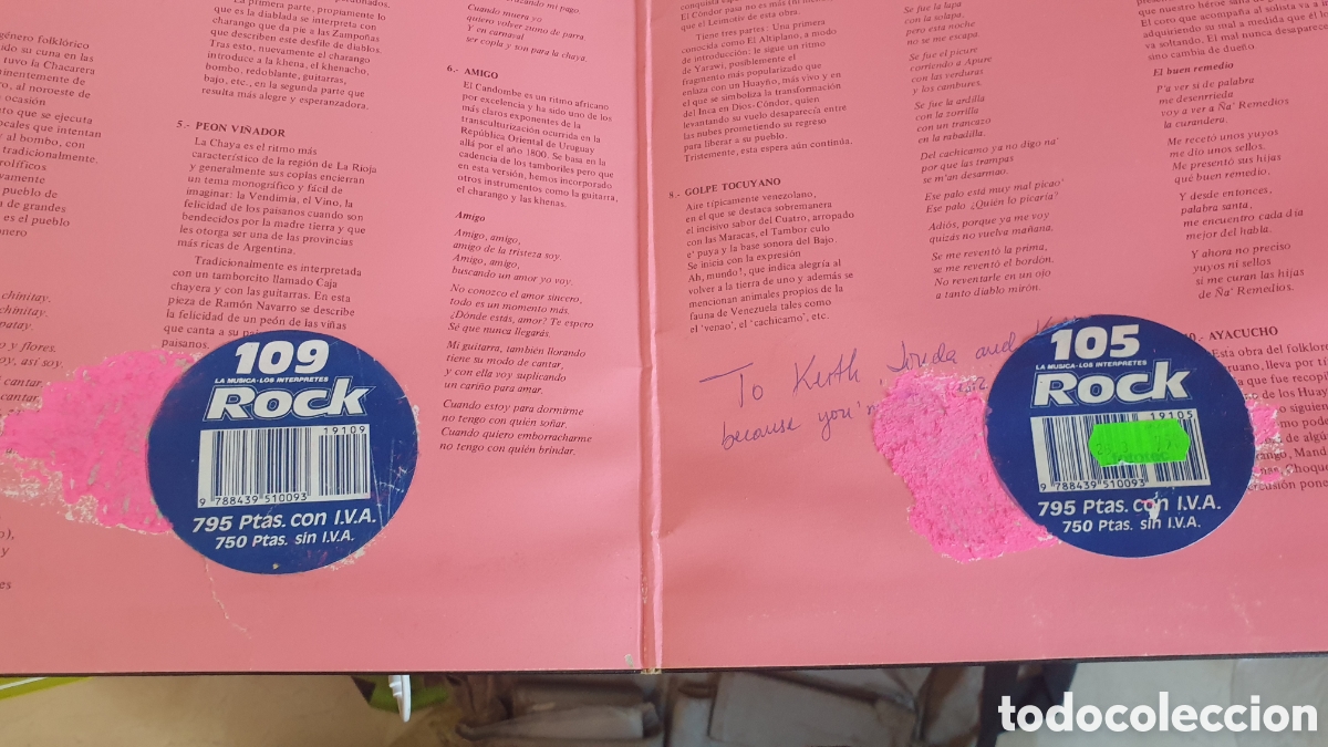 Discos de vinilo: Sangre de c&oacute;ndor- De coca y mate vol. II - Foto 3