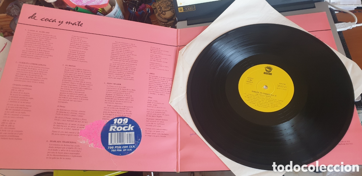 Discos de vinilo: Sangre de c&oacute;ndor- De coca y mate vol. II - Foto 4