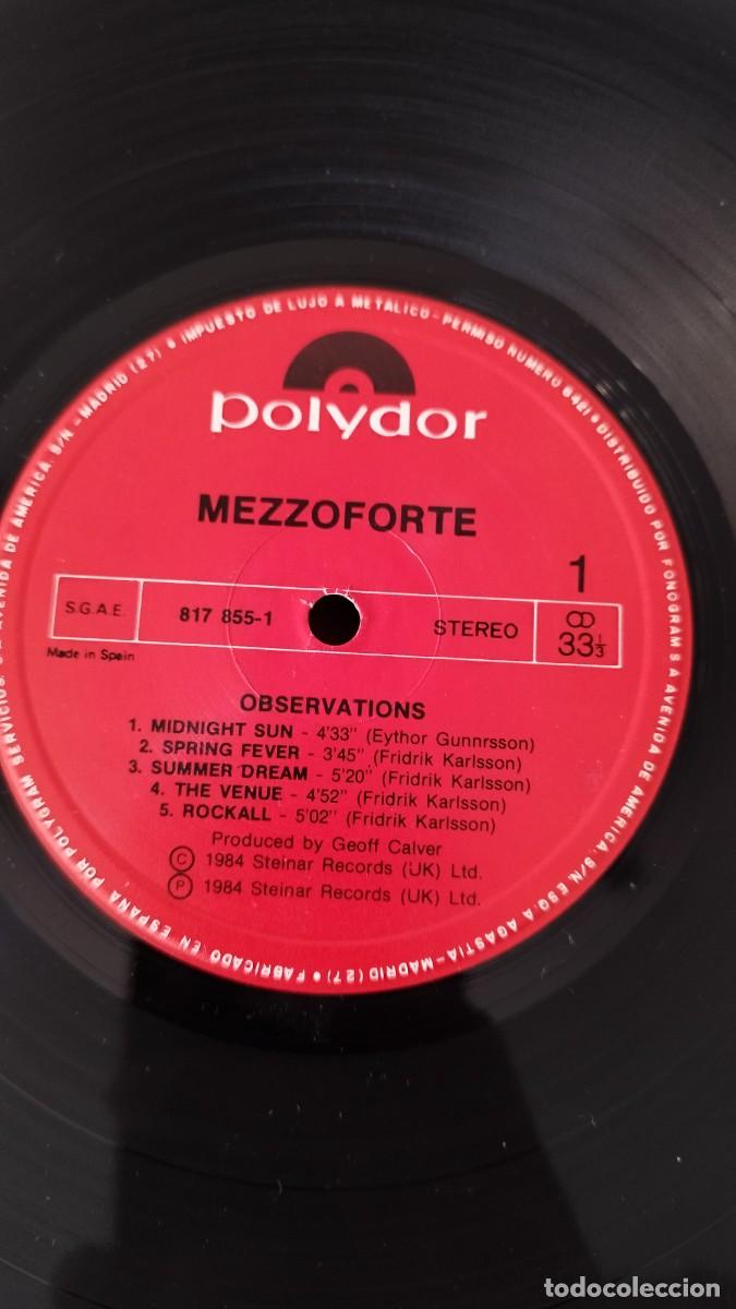 Discos de vinilo: Mezzoforte &ndash; Observations.Lp - Foto 2