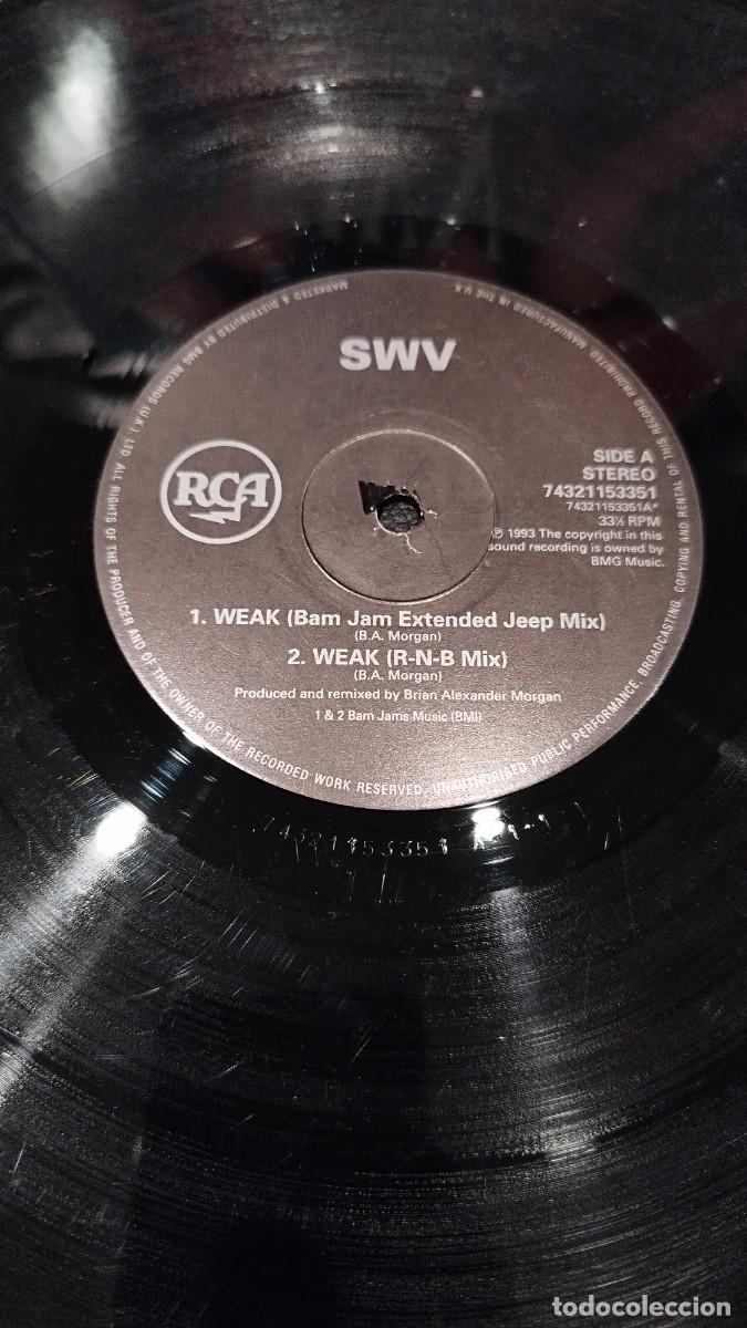 Discos de vinilo: SWV &ndash; Weak.Maxi Single - Foto 2