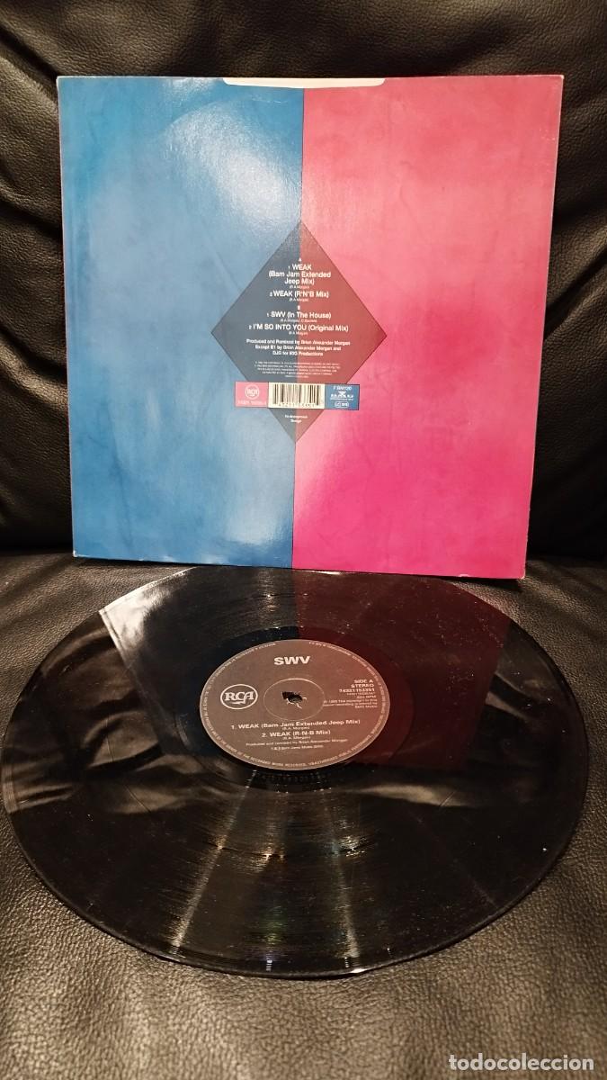 Discos de vinilo: SWV &ndash; Weak.Maxi Single - Foto 4