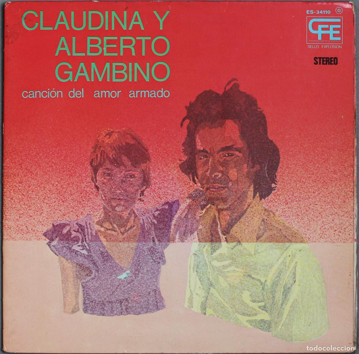 Vinyl records: CLAUDINA Y ALBERTO GAMBINO//CANCION DEL AMOR ARMADO//LP//1975//CFE