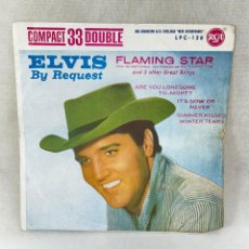Discos de vinilo: EP ELVIS PRESLAY WITH THE JORDANAIRES - ELVIS BY REQUEST - ESPAÑA - AÑO 1961