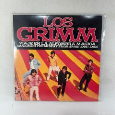 Discos de vinilo: LP - VINILO 10” LOS GRIMM - VIAJE EN LA ALFOMBRA MÁGICA + INSERT - ESPAÑA - AÑO 2005