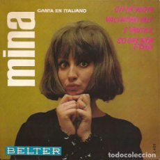Discos de vinilo: EP MINA CITTA VUOTA BELTER 51.403 CANTA EN ITALIANO