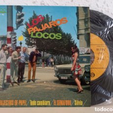 Discos de vinilo: LOS PÁJAROS LOCOS. TRAJECITOS DE PAPEL + 3..EP 1967