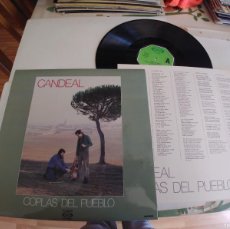 Discos de vinilo: CANDEAL-LP COPLAS DEL PUEBLO-LETRAS