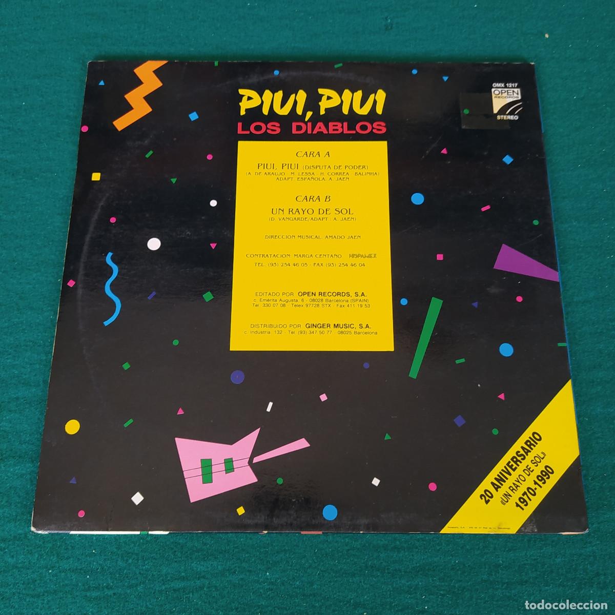 Discos de vinilo: LOS DIABLOS - PIU PIU - Foto 2