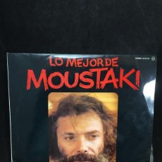 Discos de vinilo: GEORGES MOUSTAKI. LO MEJOR DE MOUSTAKI. DISCO VINILO LP. BUEN ESTADO.