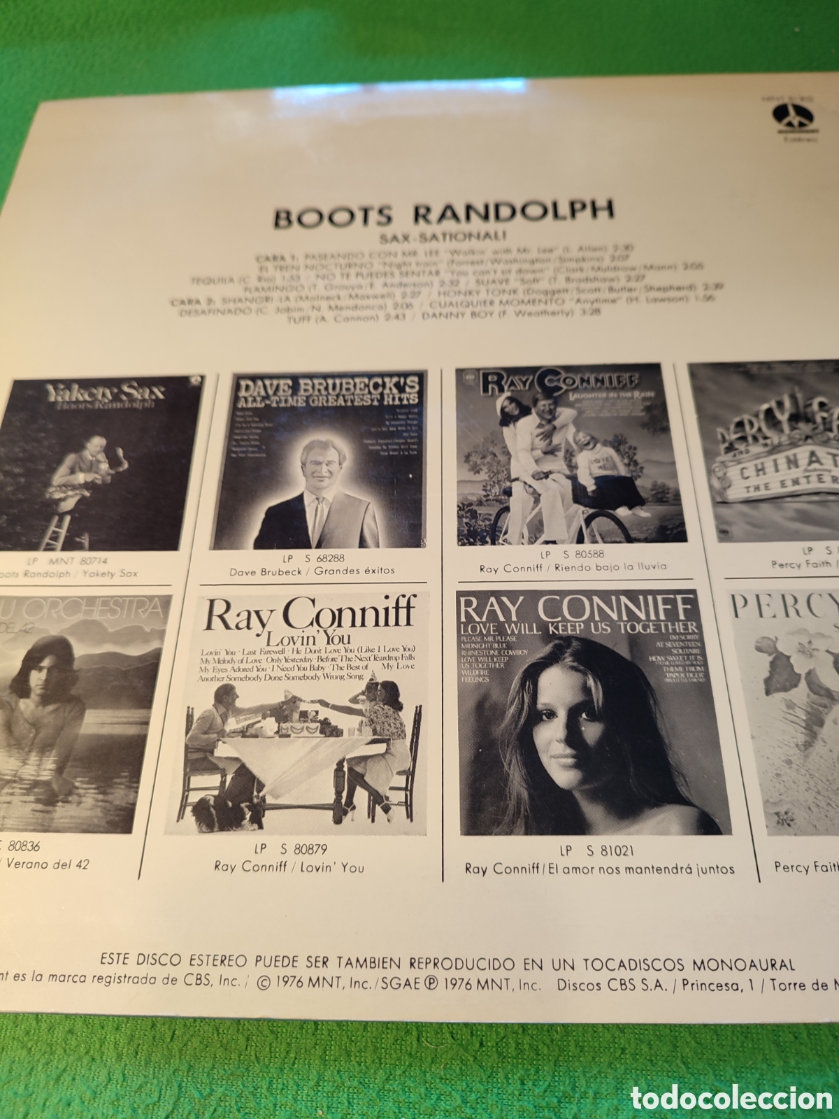 Discos de vinilo: Boots Randolph - Sax-Sational - Foto 2