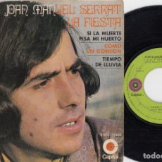 Discos de vinilo: JOAN MANUEL SERRAT - LA FIESTA - EP MEJICANO DE VINILO - CAJA 15