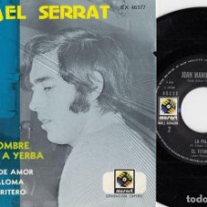 Discos de vinilo: JOAN MANUEL SERRAT - TU NOMBRE ME SABE A YERBA - EP MEJICANO DE VINILO - CAJA 15