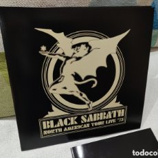 Discos de vinilo: BLACK SABBATH - NORTH AMERICAN TOUR LIVE 75 - TRIPLE VINILO CON LIBRO DEL CONCIERTO. NUEVO