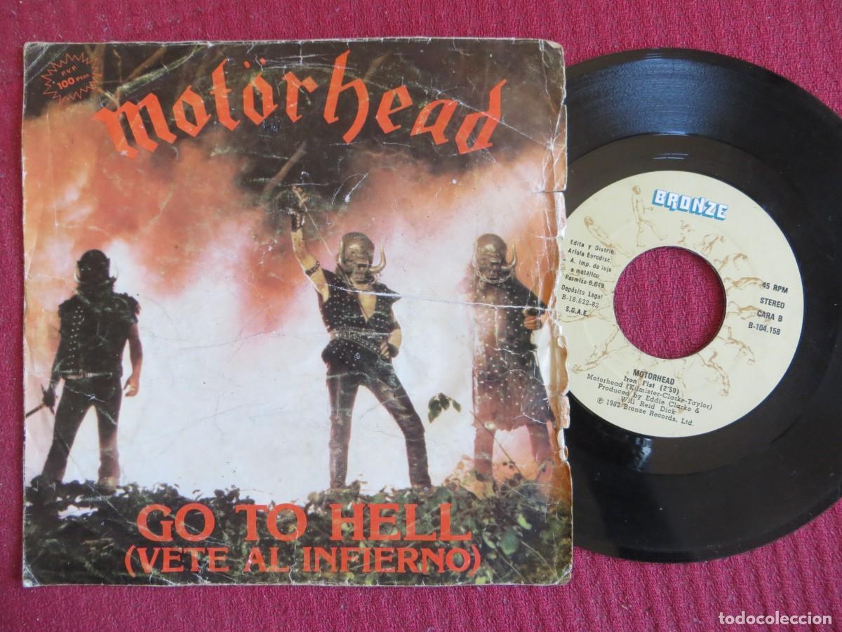 Discos de vinilo: MOTORHEAD: VETE AL INFIERNO (SINGLE) ESPA&Ntilde;A 1982 - Foto 1