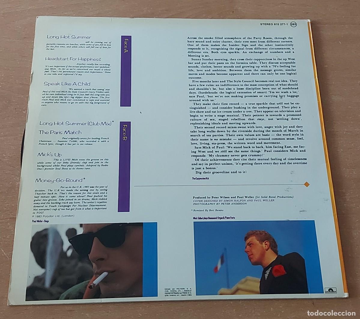 Discos de vinilo: MINI LP INTRODUCING THE STYLE COUNCIL POLYDOR A&Ntilde;O 1983 - Foto 2