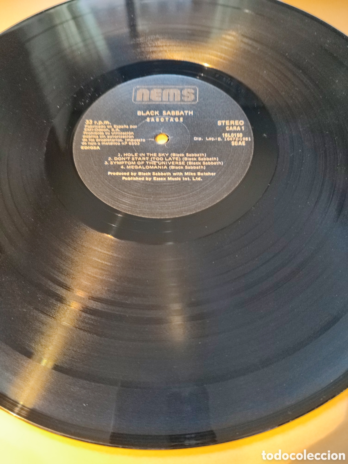 Discos de vinilo: Black Sabbath - Sabotaje - Foto 3