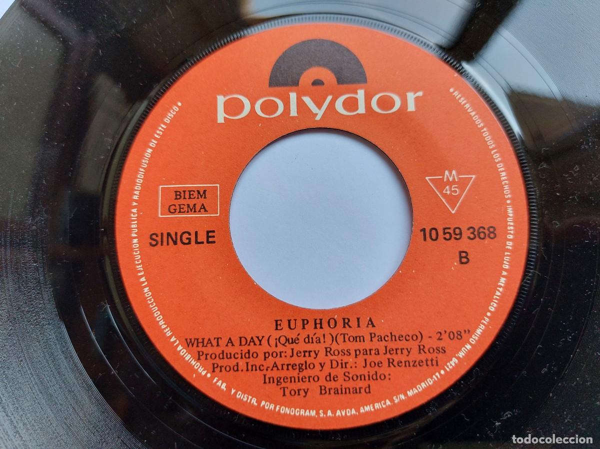 Discos de vinilo: EUPHORIA - 45 Spain - MINT * CALM DOWN - Foto 4
