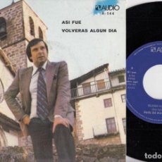Discos de vinilo: RAUL DE MONTEMAR - ASI FUE - SINGLE DE VINILO DISCOS AUDIO - CAJA 15