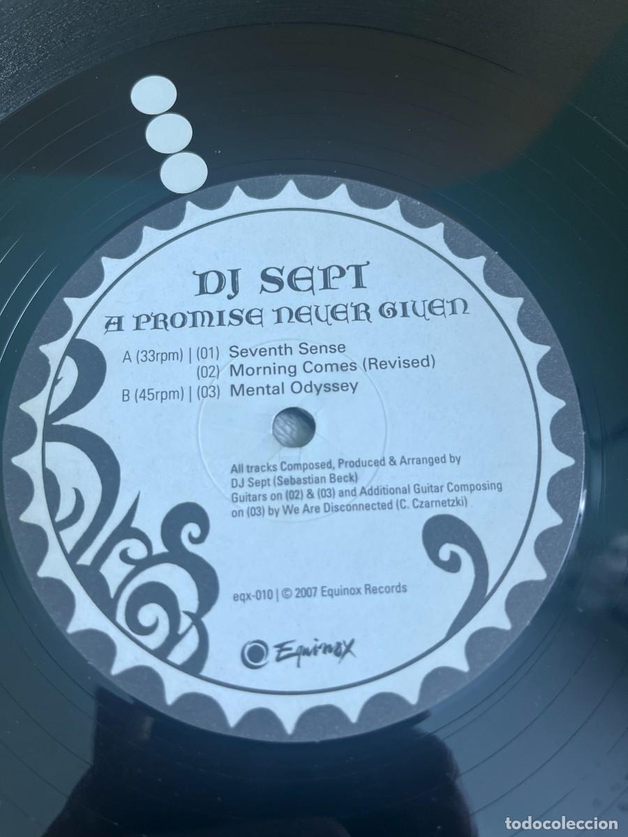 Discos de vinilo: DJ Sept &lrm;&ndash; A Promise Never Given EP - Foto 3