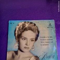 Discos de vinilo: ROSITA QUINTANA ‎– DERECHO A LA VIDA +3 - EP EMI ODEON 1958 - MEXICO RANCHERA , CON USO LEVE