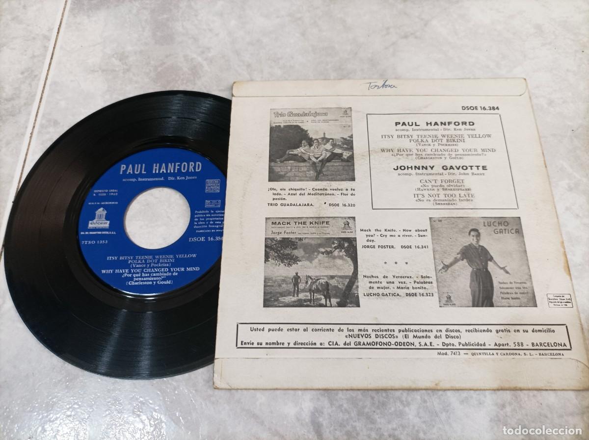 Discos de vinilo: Paul Hanford - johnny Gaotte ep - Foto 2