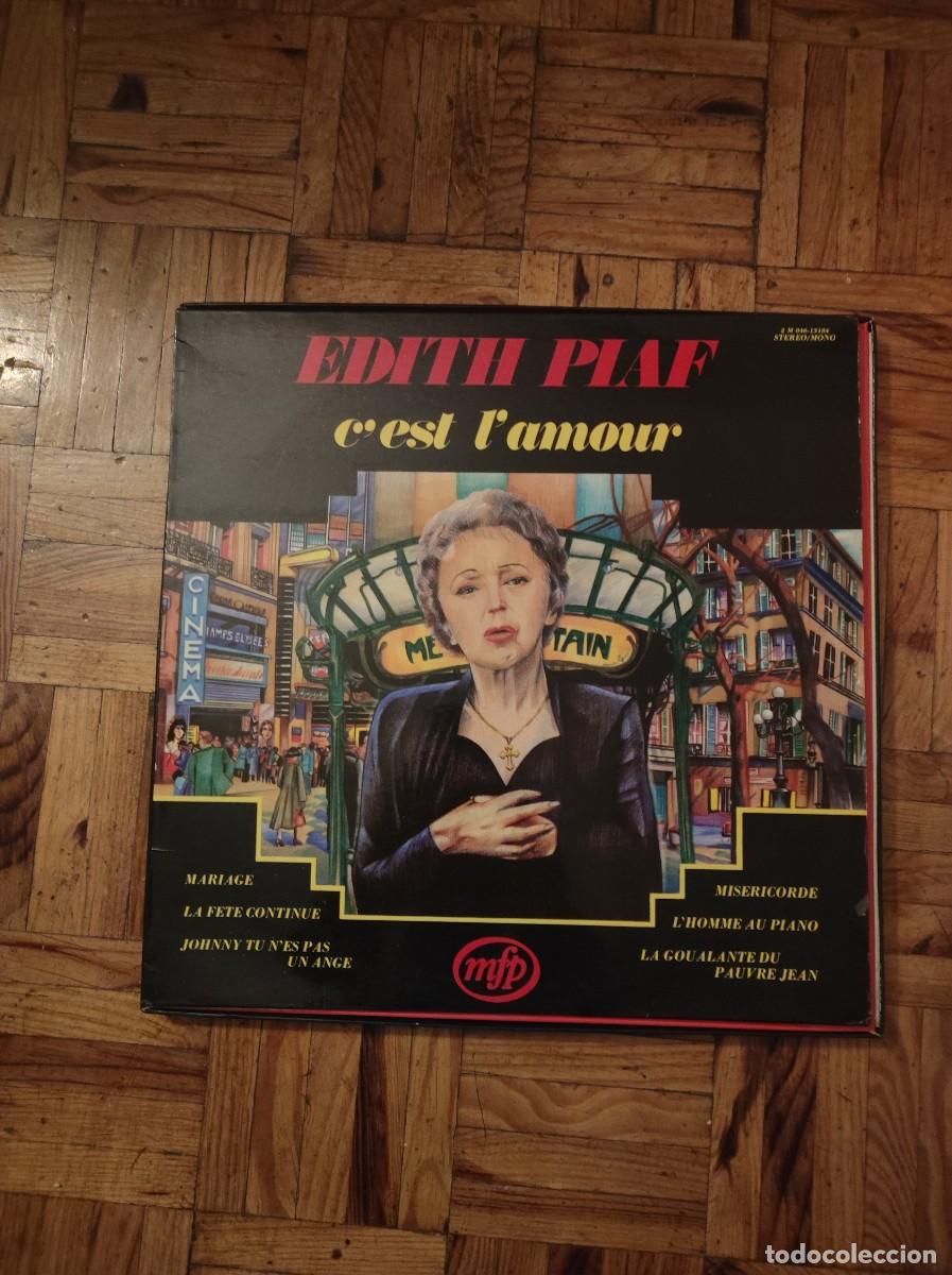 Discos de vinilo: Edith Piaf &ndash; CEst LAmour - 1974 - lp - Foto 1