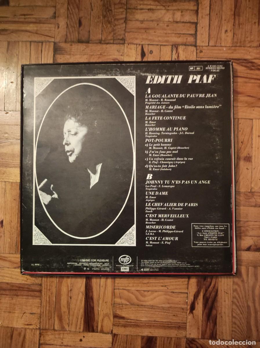 Discos de vinilo: Edith Piaf &ndash; CEst LAmour - 1974 - lp - Foto 2