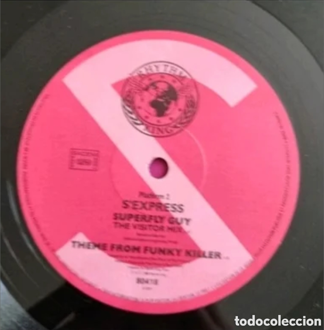 Discos de vinilo: Maxi single Sexpress. Superfly guy - Foto 4