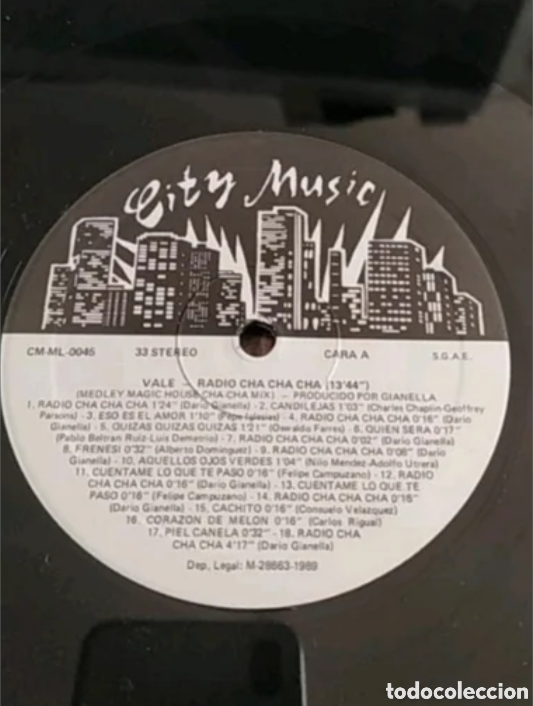 Discos de vinilo: Maxi single Vale. Radio Cha cha cha - Foto 3