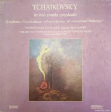 Discos de vinilo: TCHAIKOVSKY - 3 X VINYL, LP ORCHESTRE DES CENTO SOLI DIRECTION: RUDOLF ALBERT / ORCHESTRE SYMPHONI