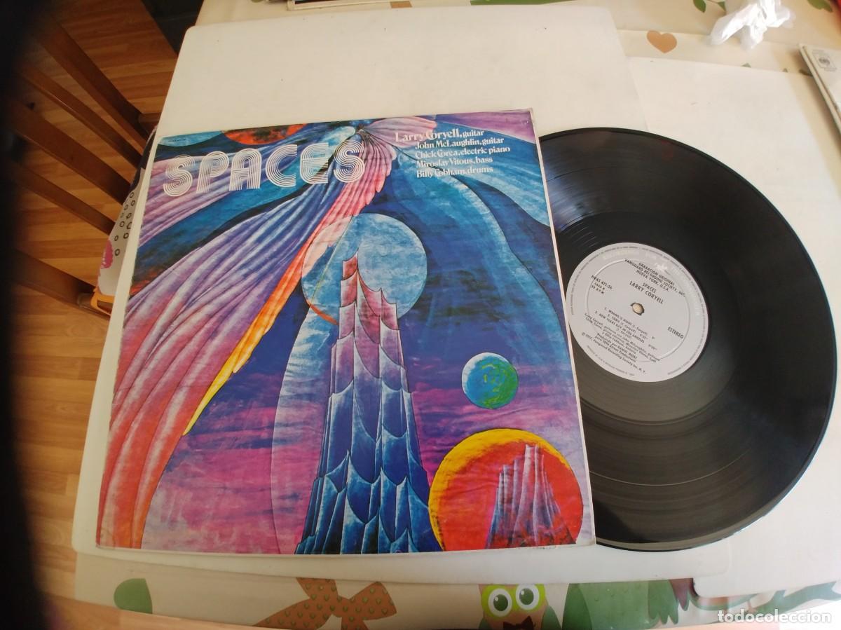 Discos de vinilo: LARRY CORYELL JOHN McLAUGHLIN CHICK COREA-LP SPACES - Foto 1