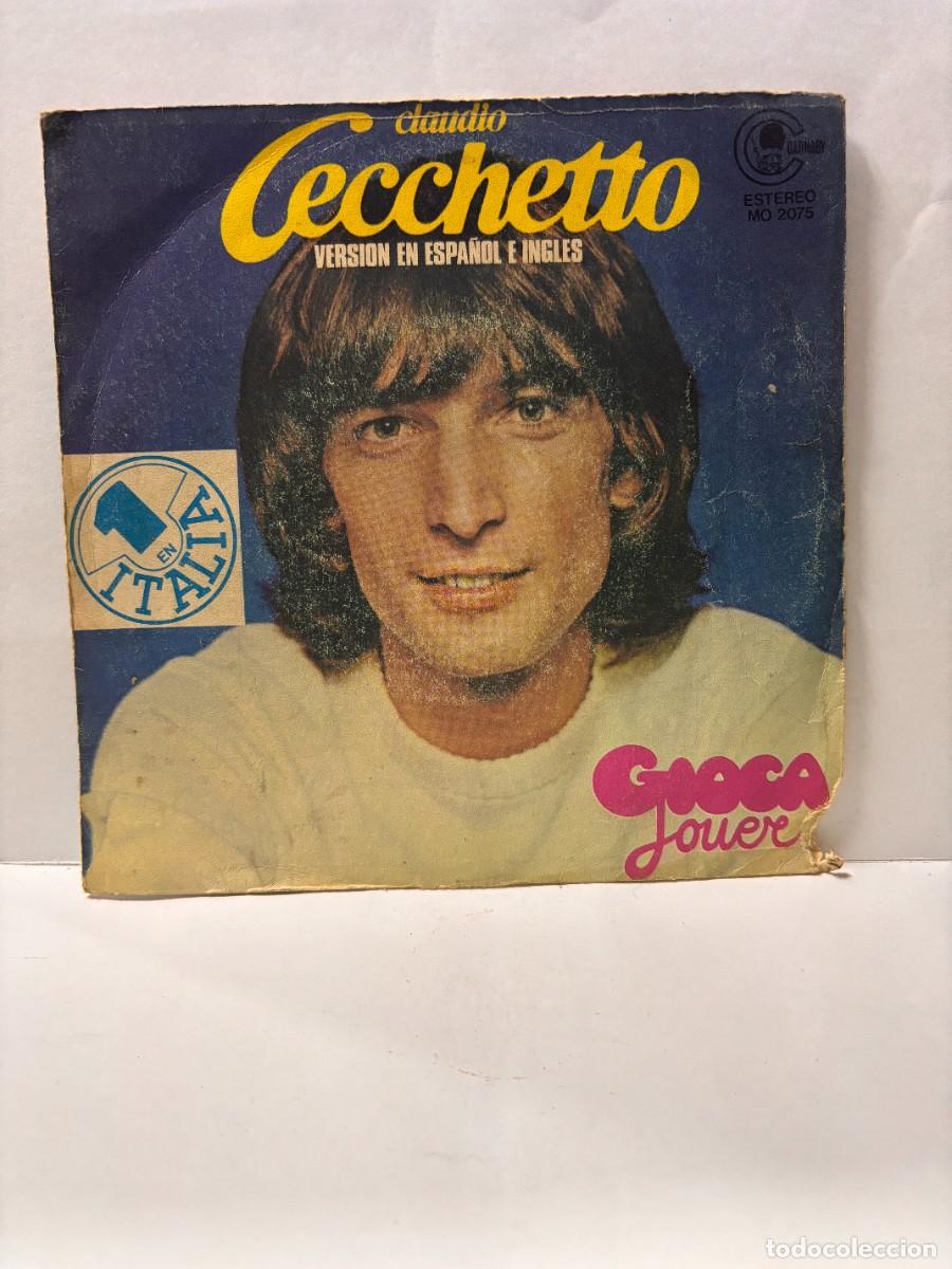 Discos de vinilo: SINGLE - CLAUDIO CECCHETTO - GIOCA JOUER - CARNABY - MADRID 1981 - Foto 1