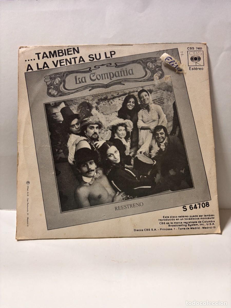 Discos de vinilo: SINGLE - LA COMPA&Ntilde;IA - EL SOLDADITO - CBS - MADRID 1971 - Foto 4