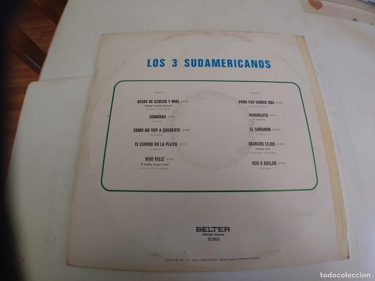 Discos de vinilo: LOS 3 SUDAMERICANOS-LP 1975 - Foto 2