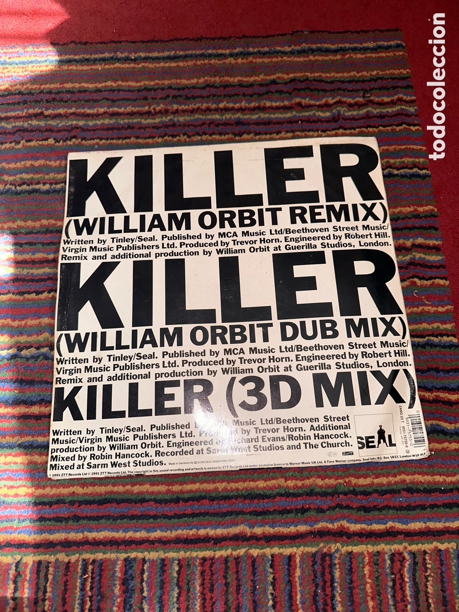 Discos de vinilo: Seal killer dance Maxi - Foto 2
