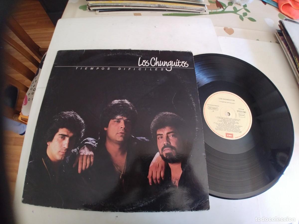Discos de vinilo: LOS CHUNGUITOS-LP TIEMPOS DIFICILES - Foto 1