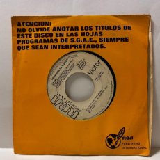 Discos de vinilo: SINGLE - LAURA - PIANO LOCO / VIVIR SIN TRABAJAR - RCA/VICTOR - MADRID 1983
